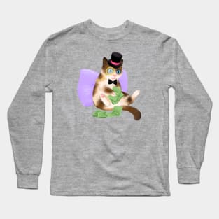 Cash Cat Long Sleeve T-Shirt